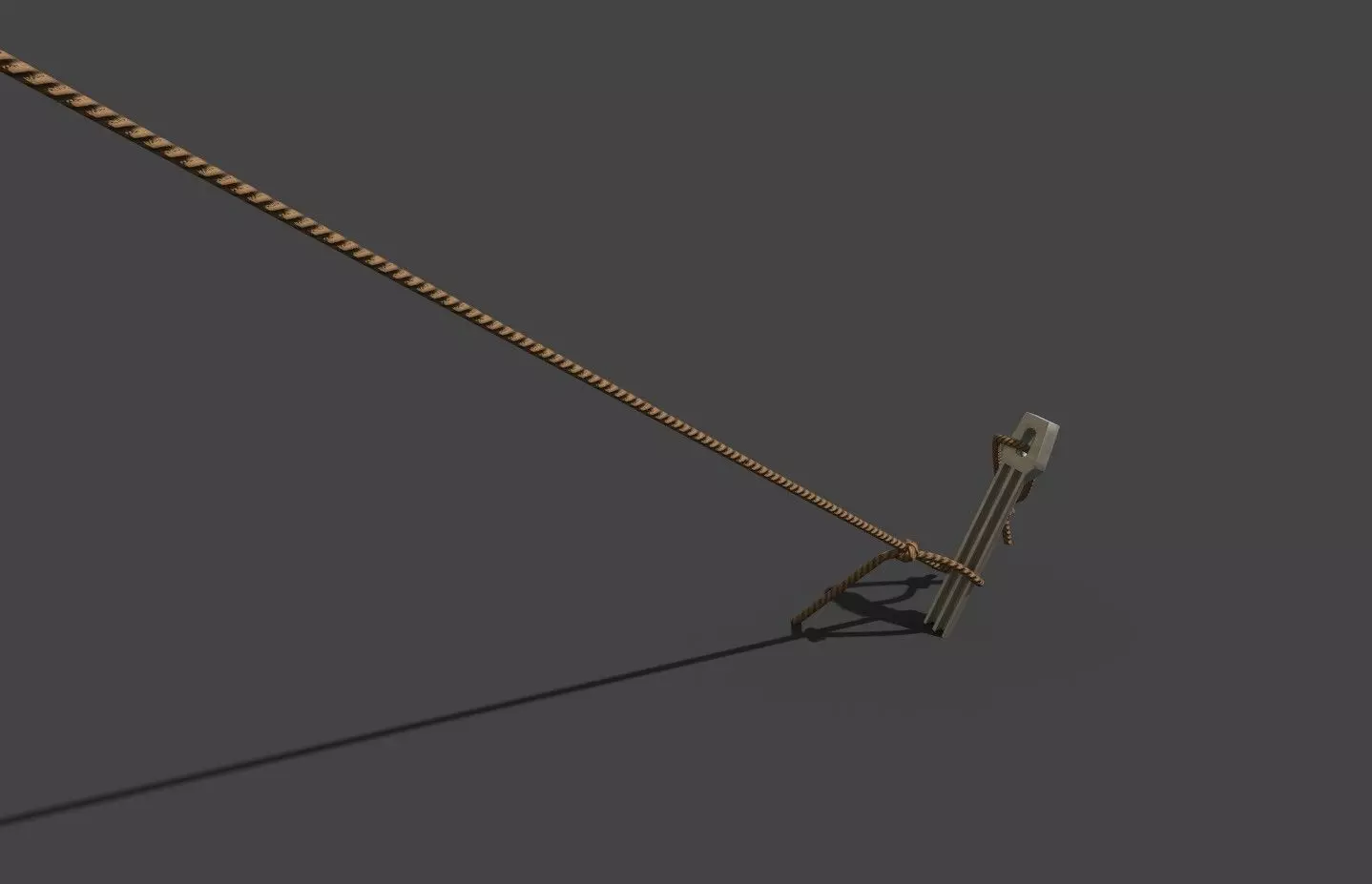 Wehrmacht tent - Einerzelt Low-poly 3D model_8