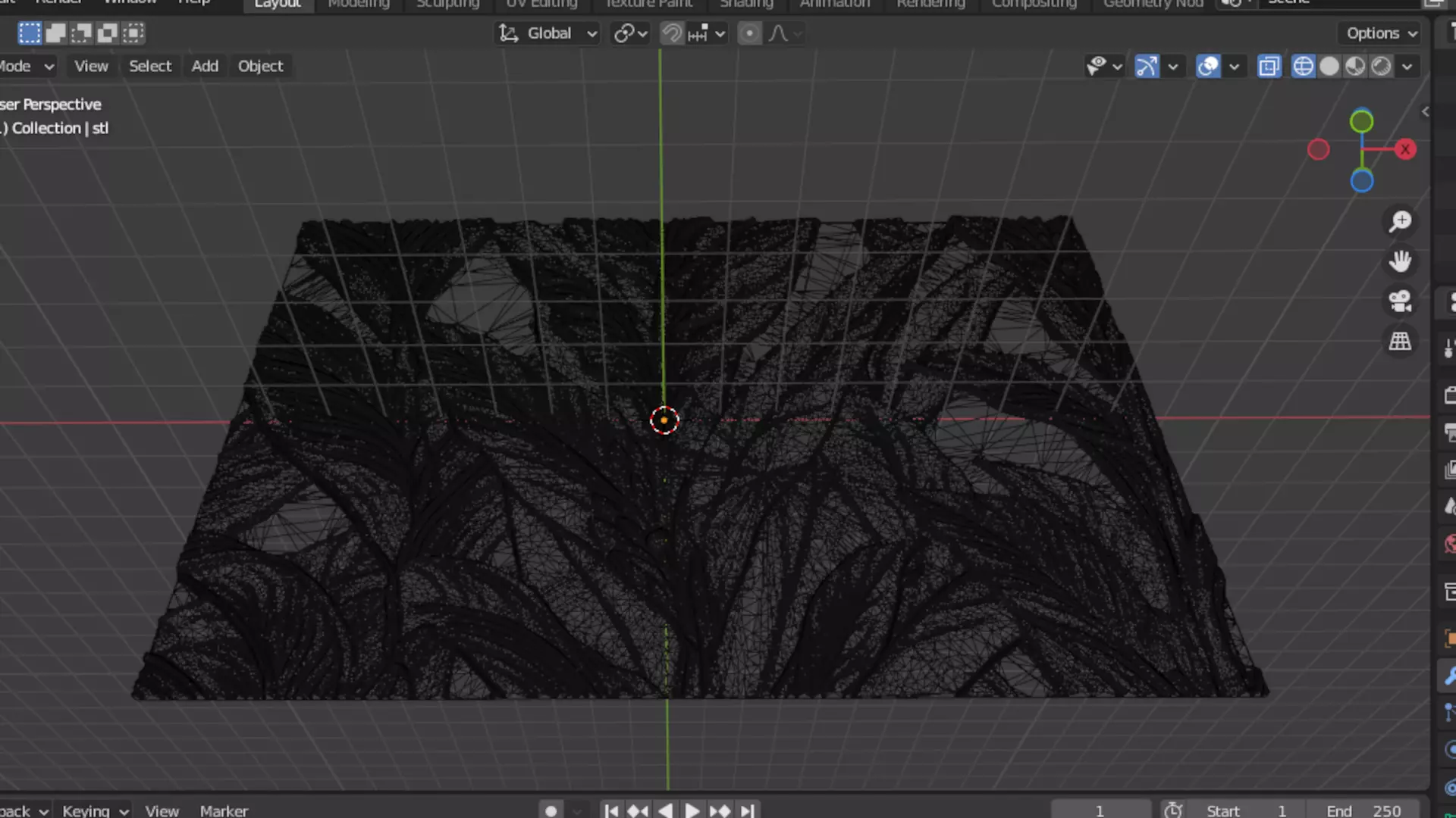 modern panel wall decor set relief stl mural CNC 253 3D model_9