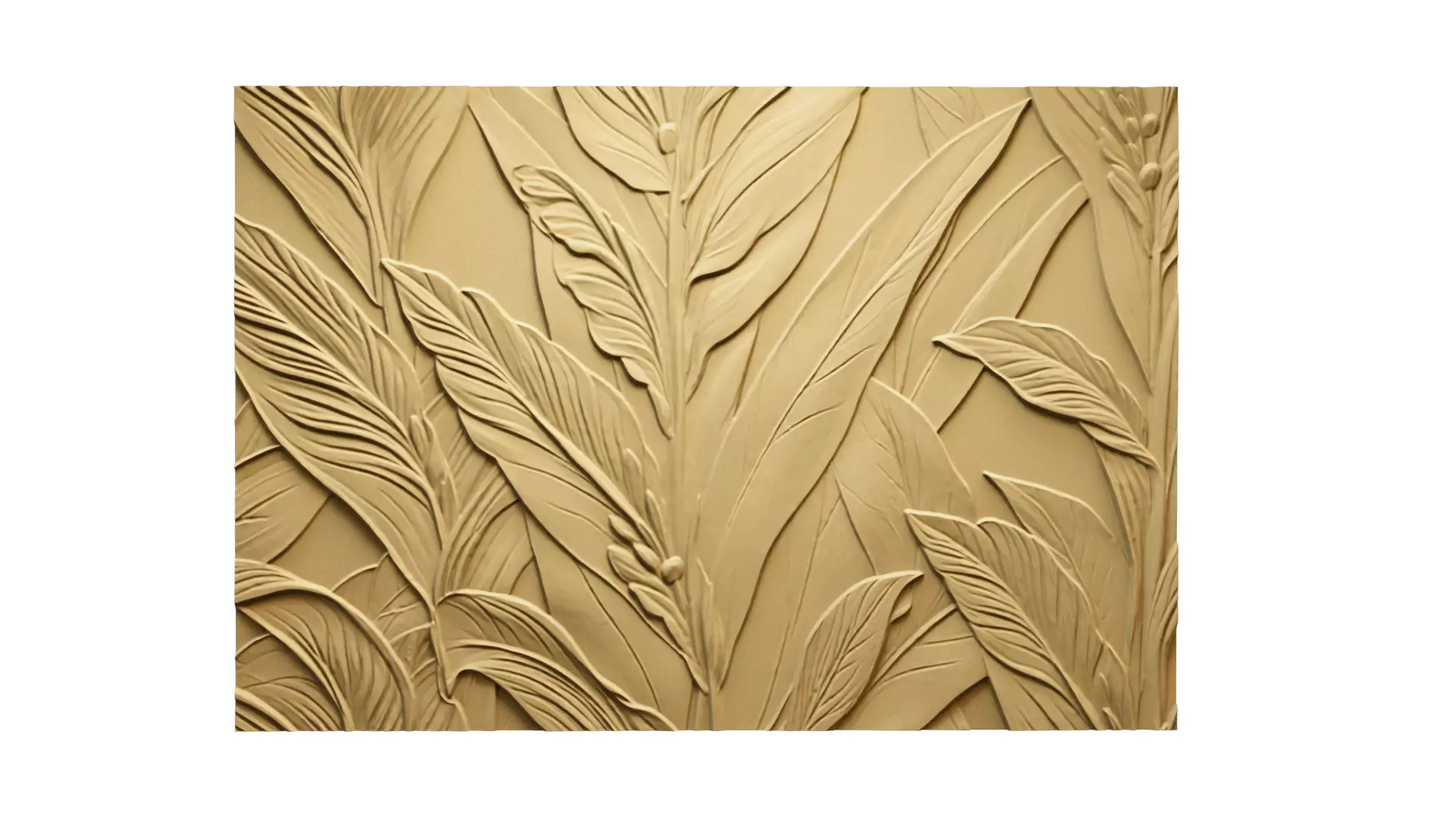 modern panel wall decor set relief stl mural CNC 253 3D model_1