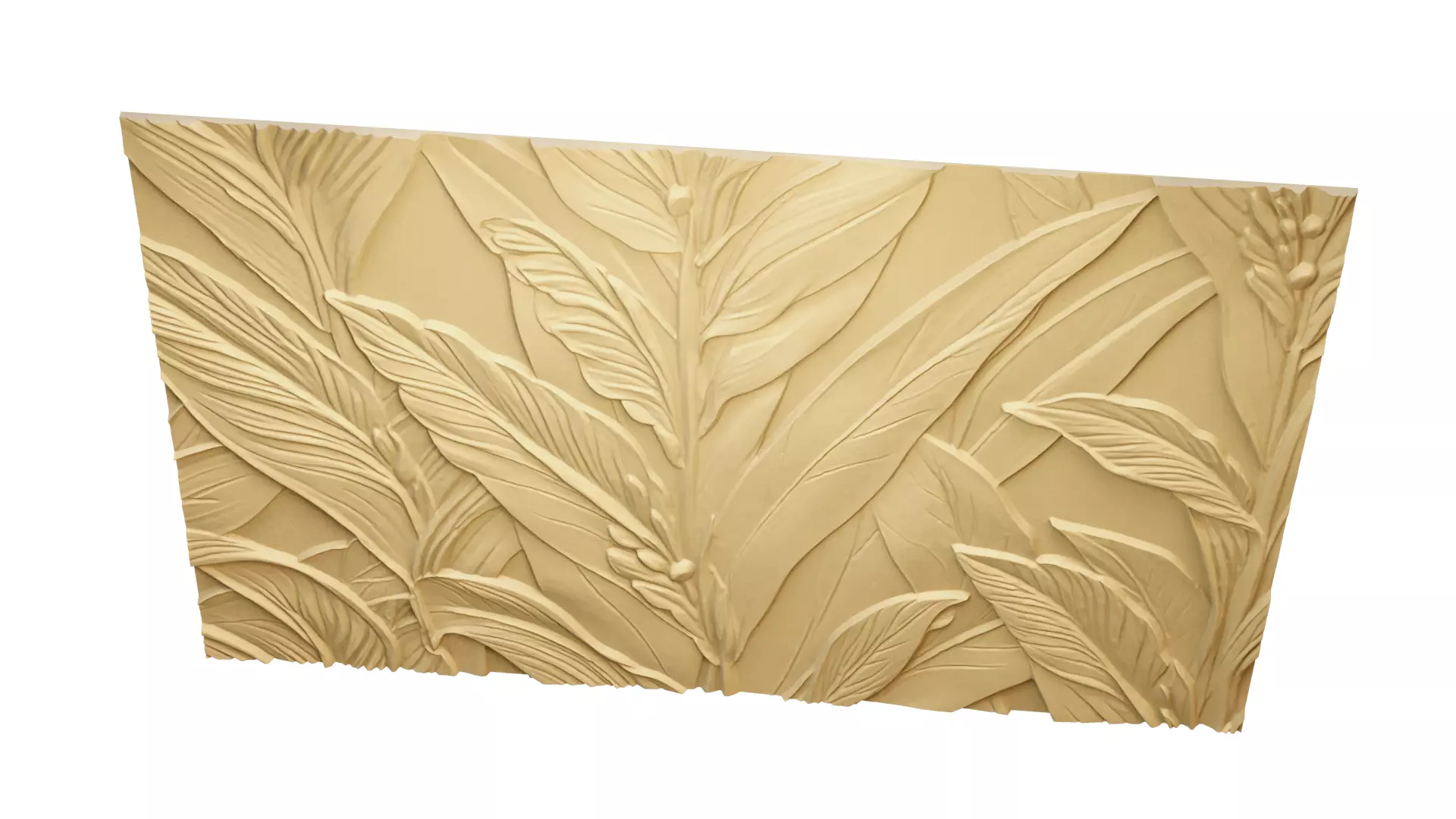 modern panel wall decor set relief stl mural CNC 253 3D model_6