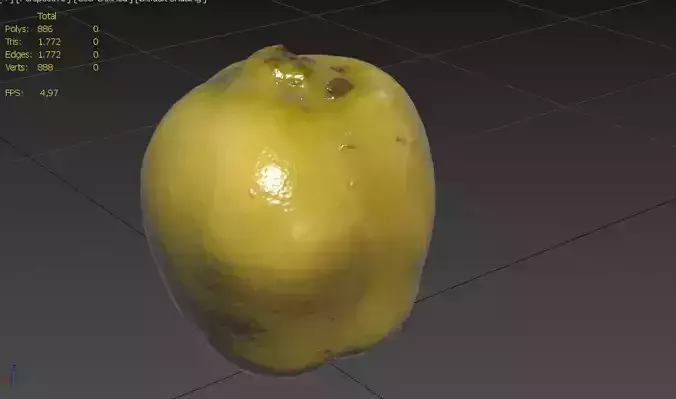 Quince M02 Low-poly 3D model 3