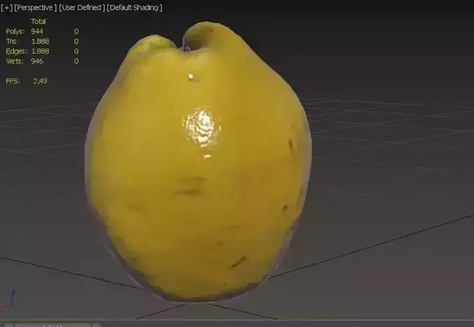 Quince M03 Low-poly 3D model 3