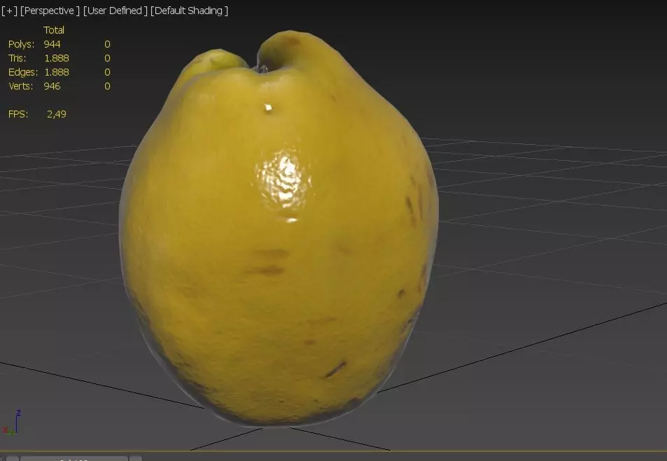 Quince M03 Low-poly 3D model_2