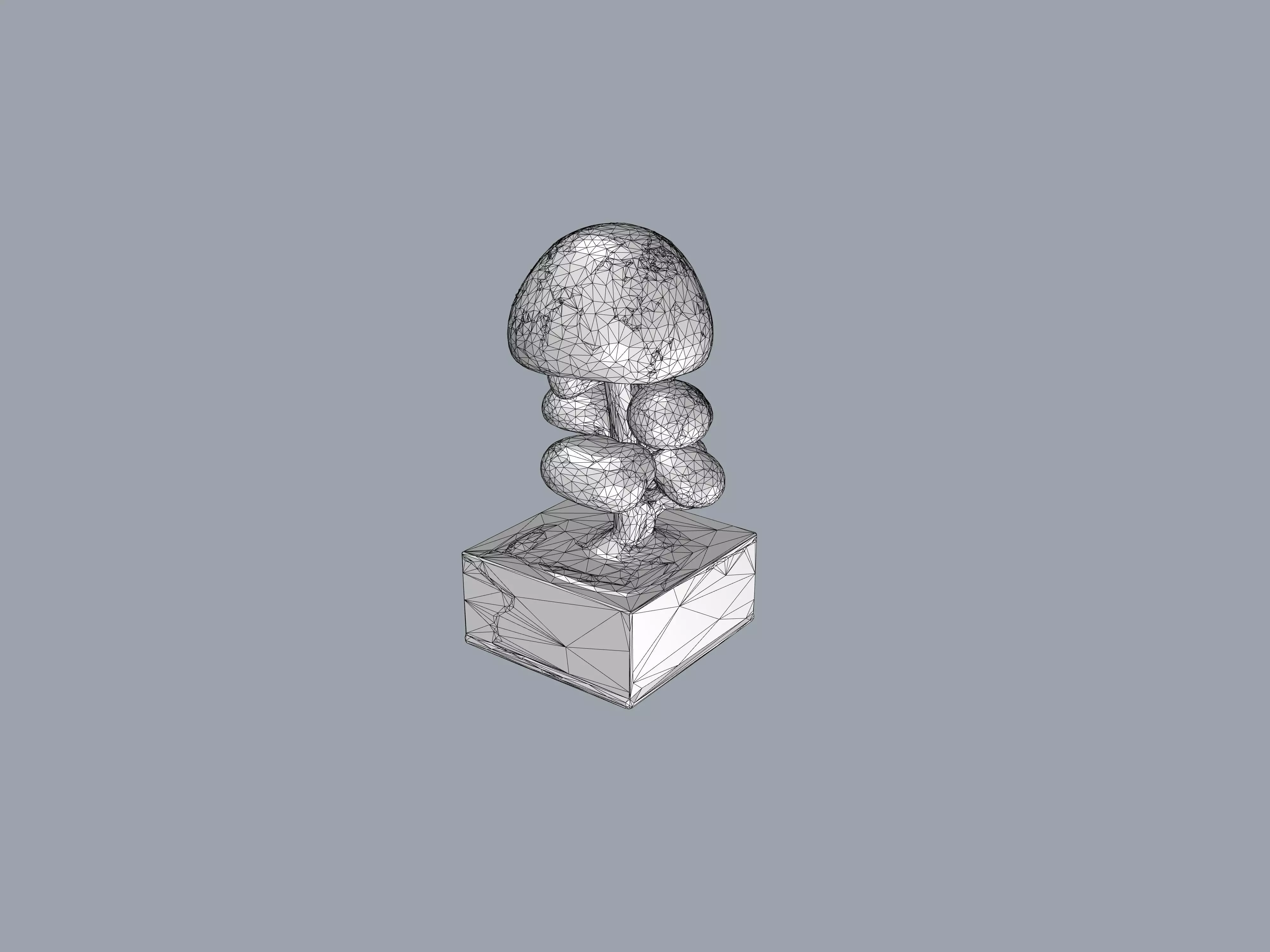 Bonsai Low-poly 3D model_7