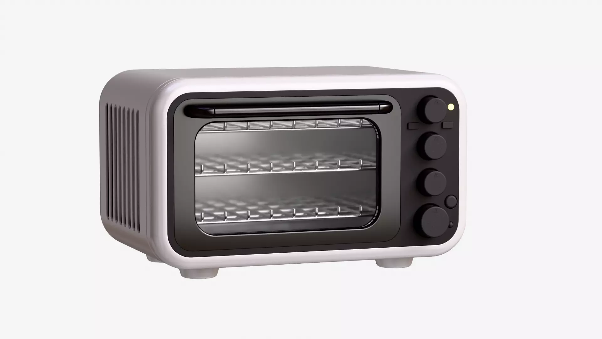 Modern Microwave Oven 3D model_11