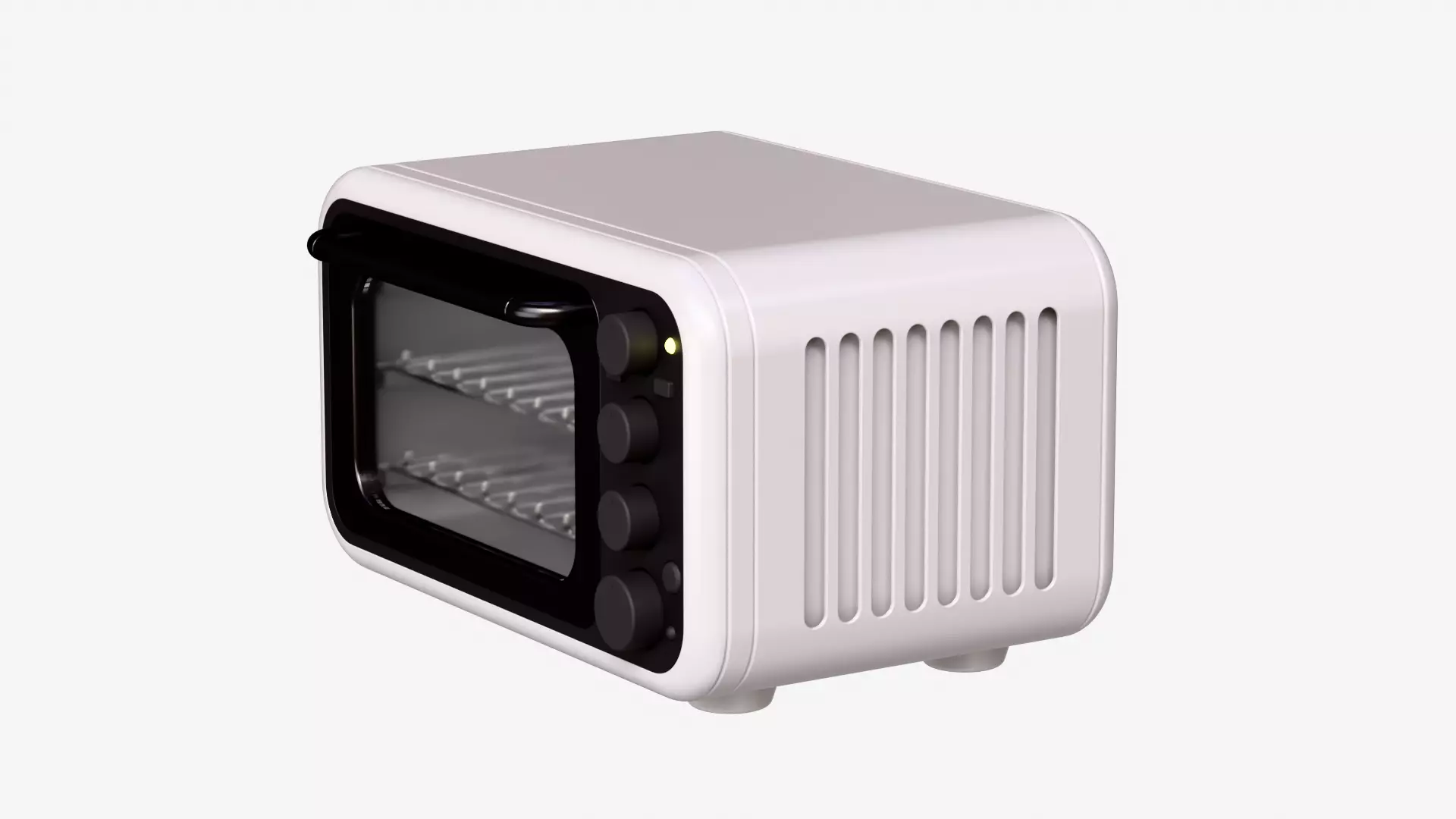 Modern Microwave Oven 3D model_18
