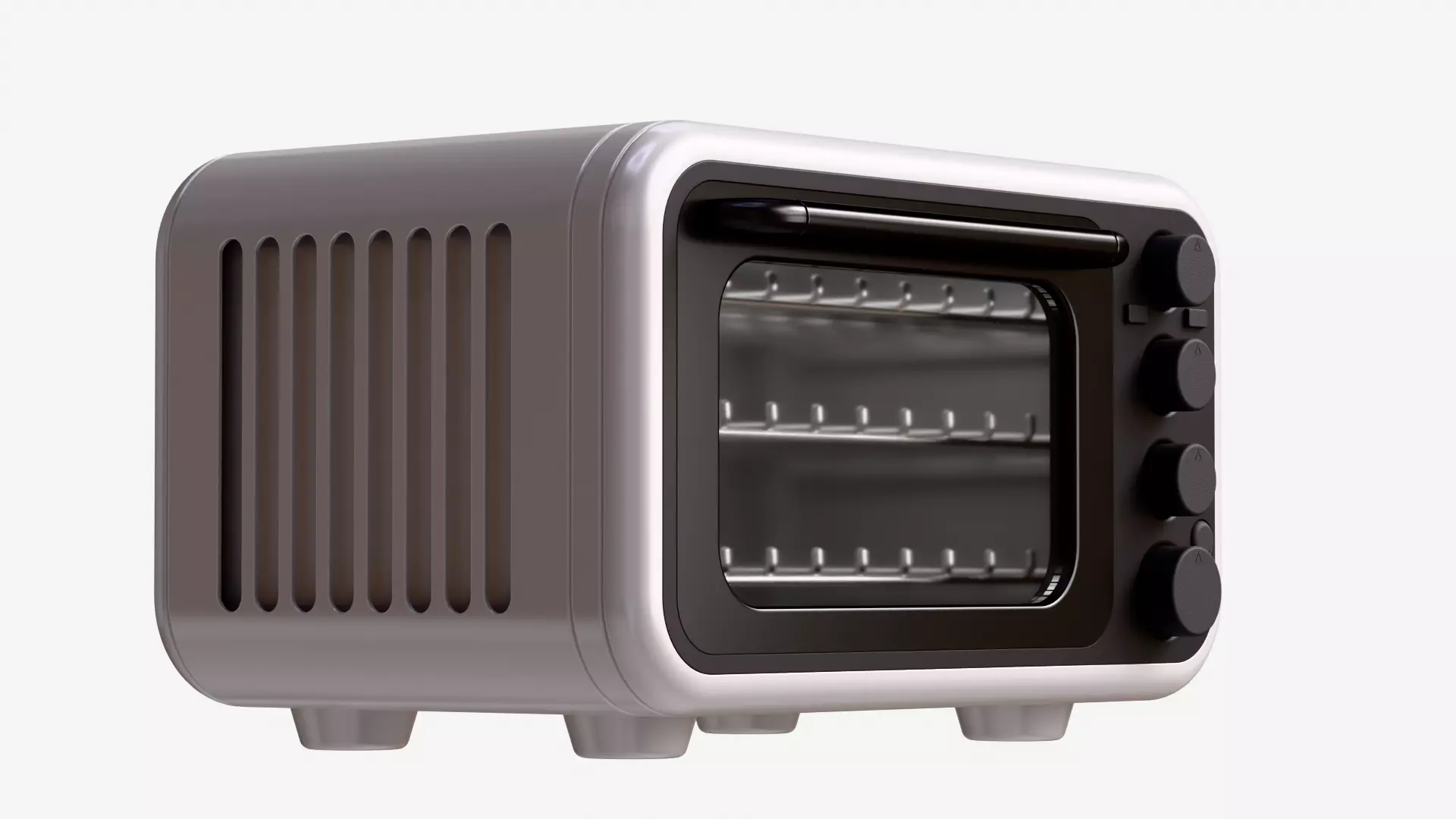 Modern Microwave Oven 3D model_15