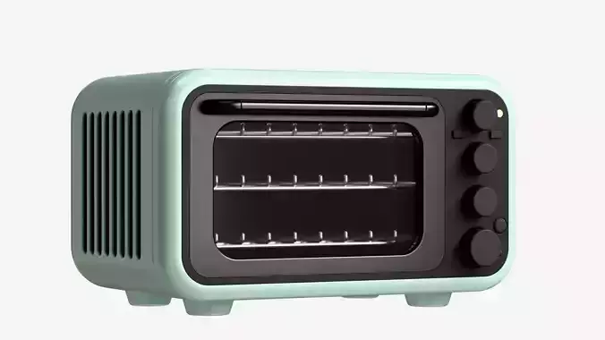 Modern Microwave Oven 3D model Modern Microwave Oven 3D model