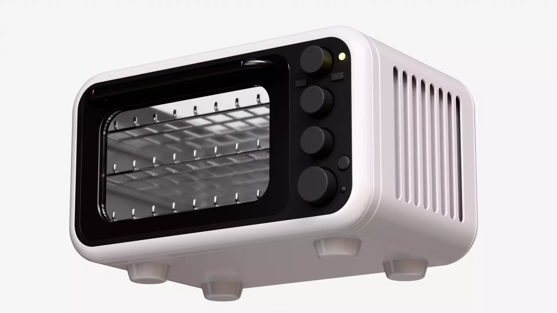 Modern Microwave Oven 3D model_20