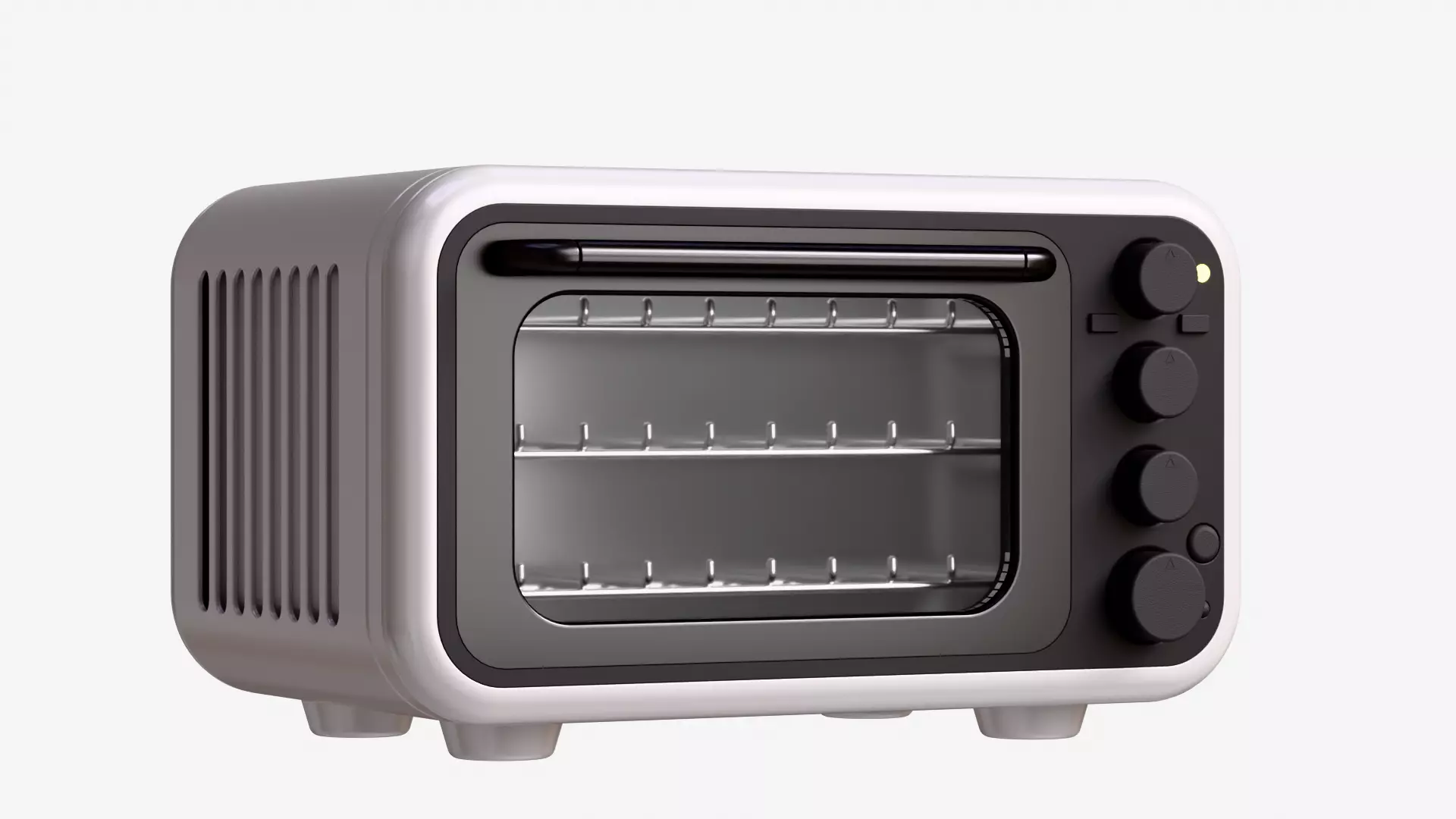 Modern Microwave Oven 3D model_13