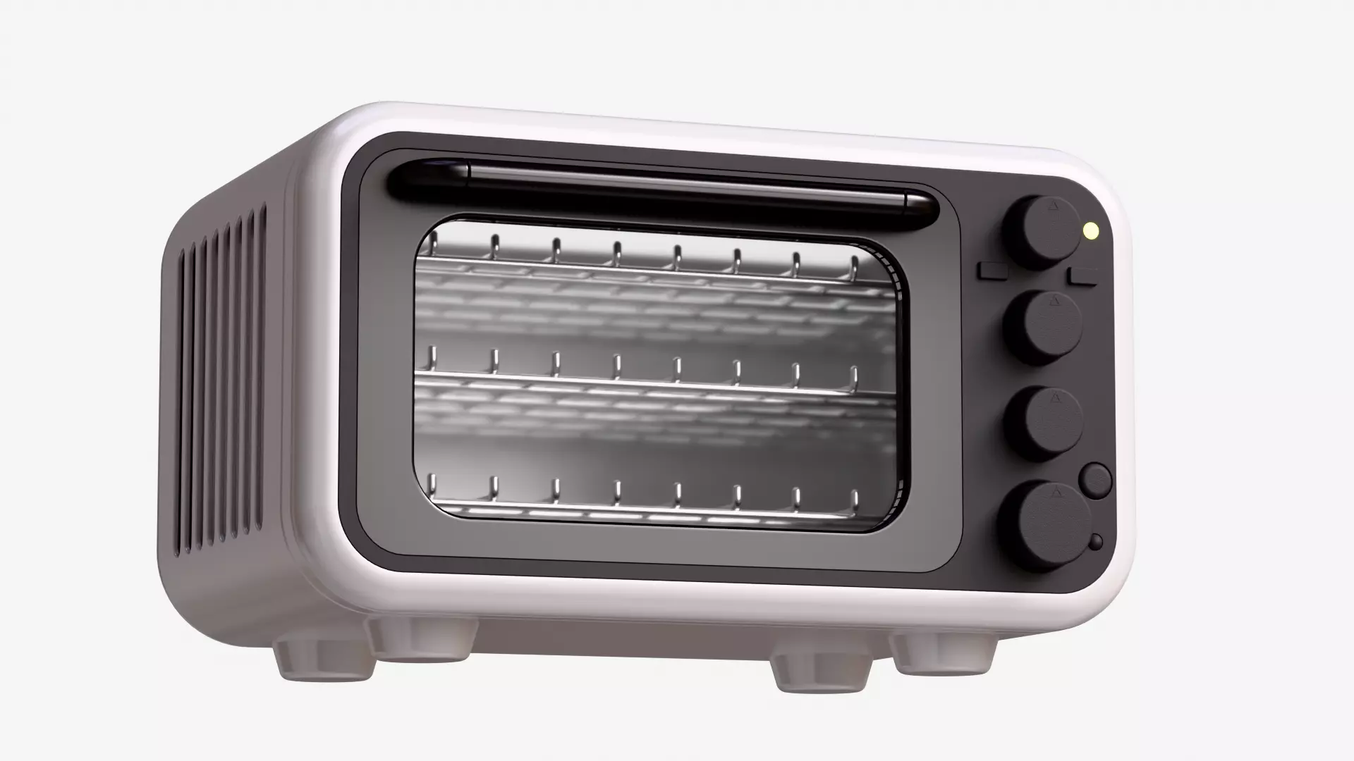 Modern Microwave Oven 3D model_19