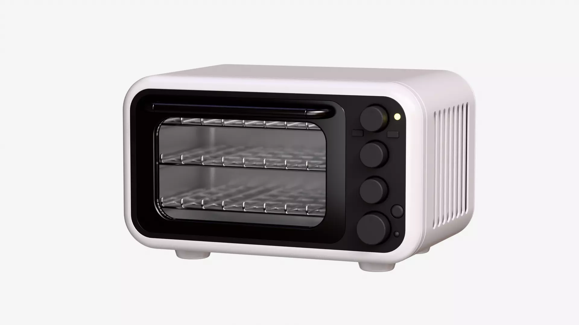 Modern Microwave Oven 3D model_12
