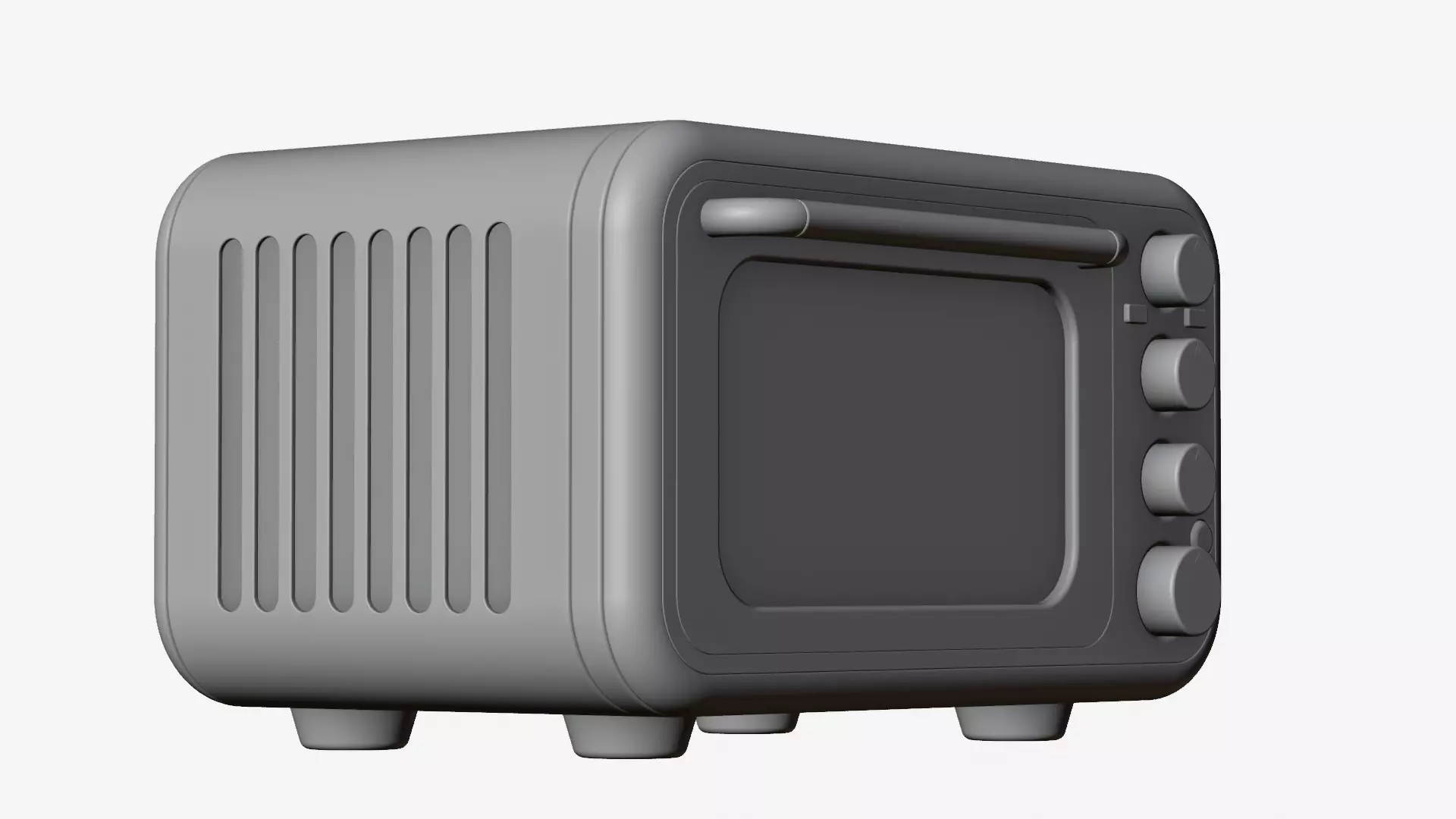 Modern Microwave Oven 3D model_26