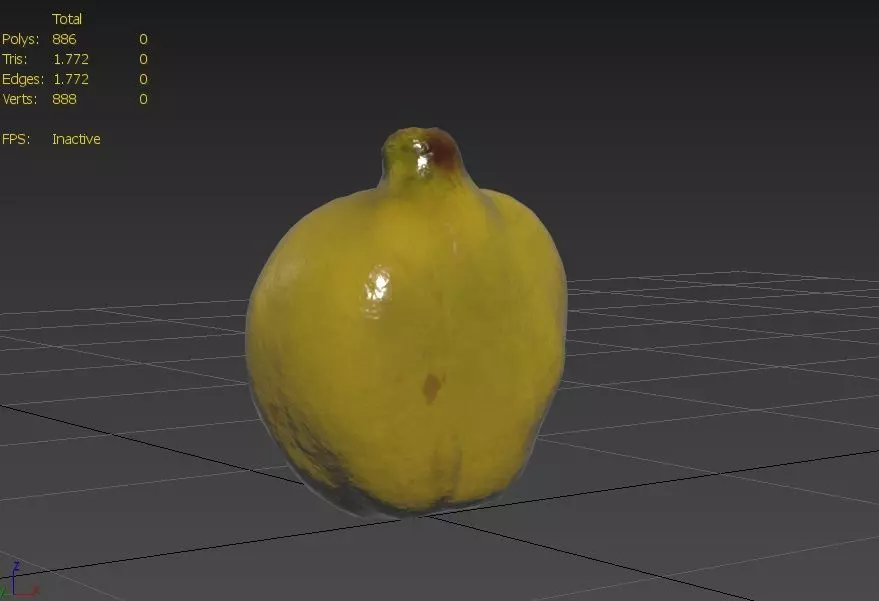 Quince M05 Low-poly 3D model_2