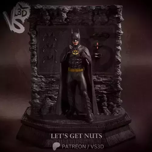 1989 Lets Get Nuts Diorama