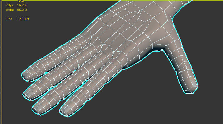 cartoon jokowi Low-poly 3D model_7