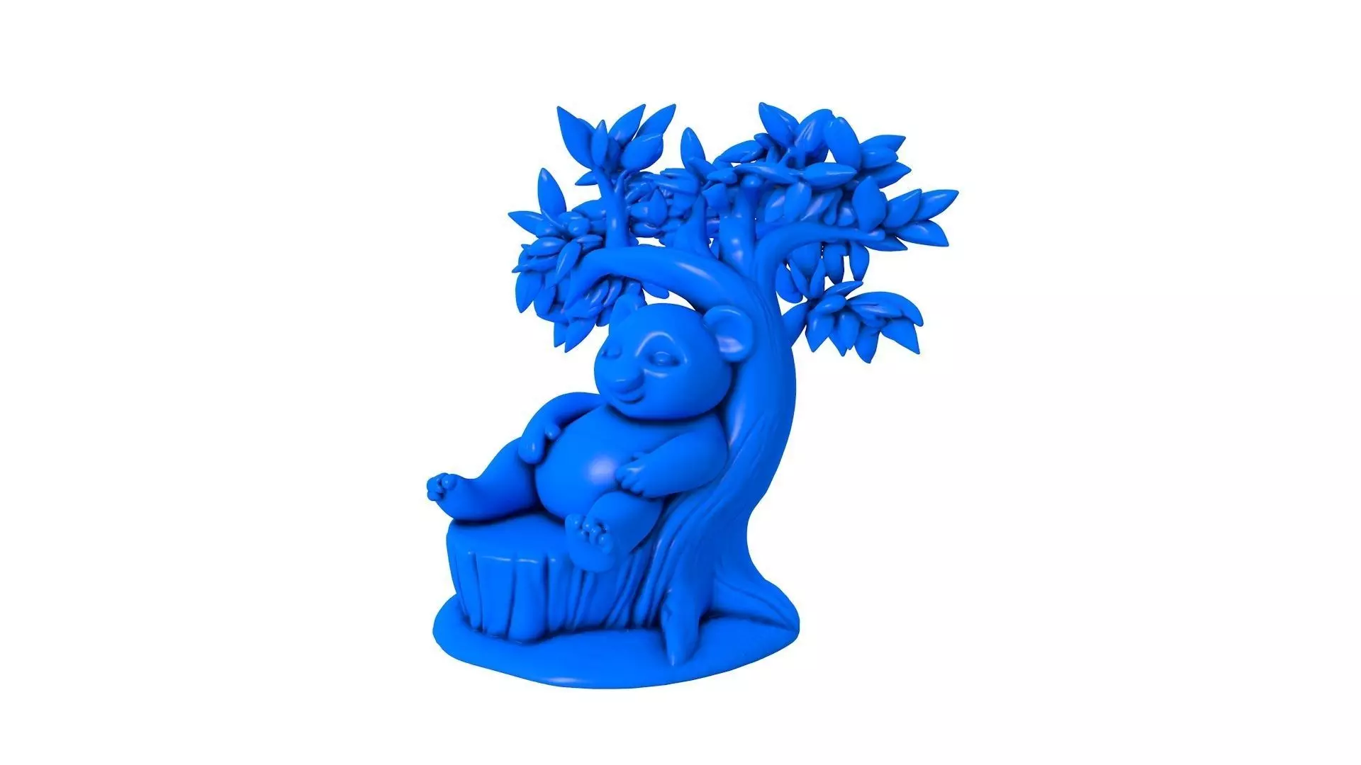 cute panda -  baby panda  3D print model_0