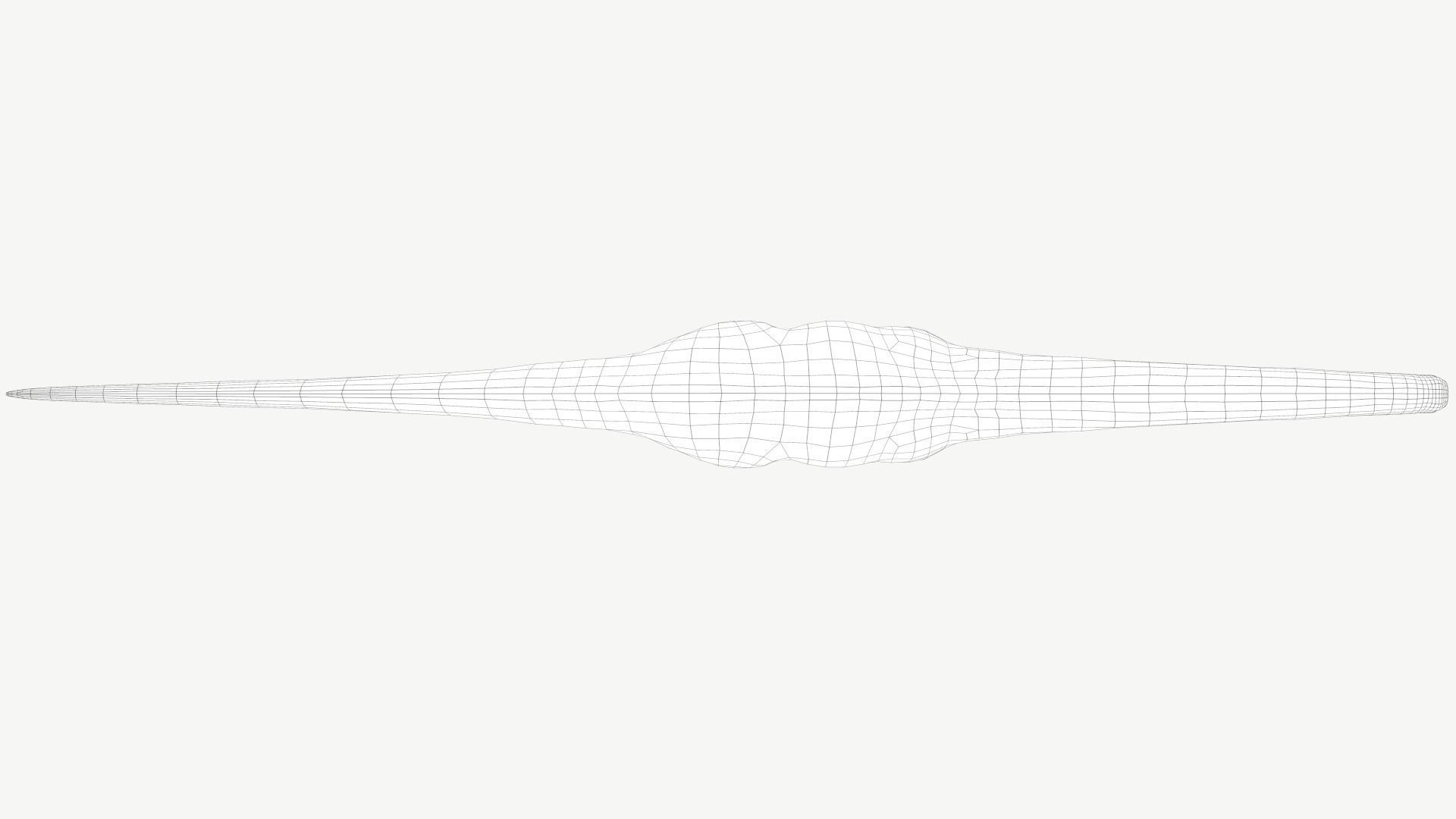 Apatosaurus dinosaur Low-poly 3D model_8