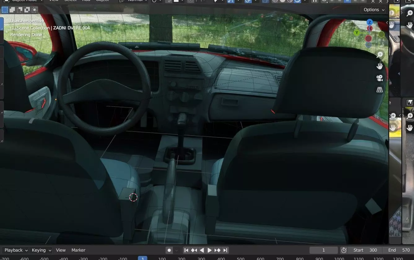 3D LOW POLY development handmade CAR by Ing Karl ArtStudio Low-poly 3D model_13