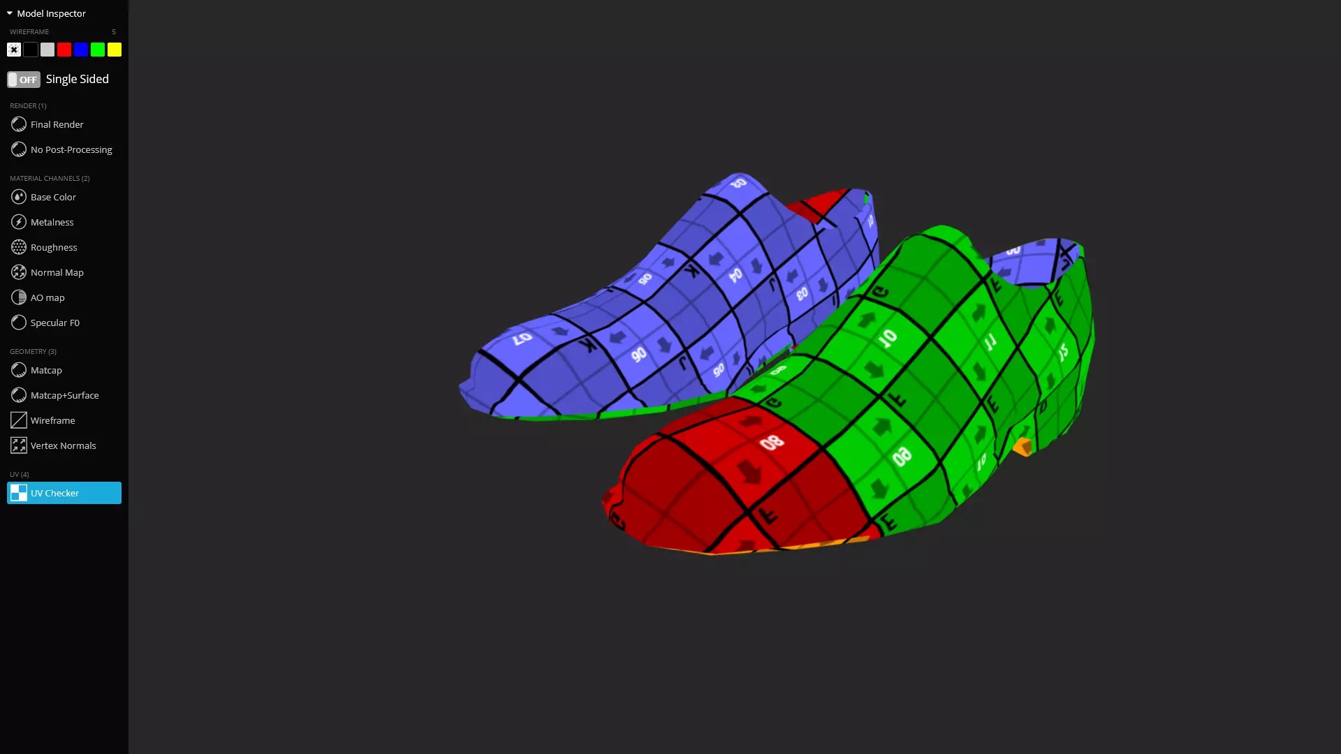 Classic Brown Oxford Shoes Game Ready 3D Model Low-poly 3D model_13