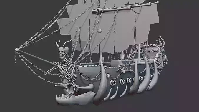 Stylized Cursed Ship - By Yorakeys