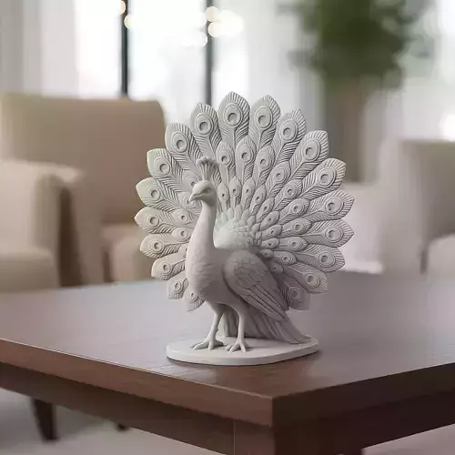 Peacock - 3D Print Model