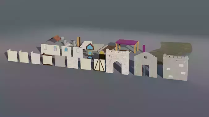 Stylized Medieval Modular Pack
