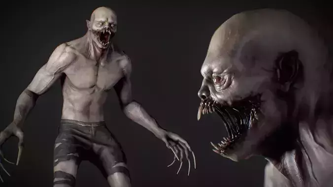 Wendigo Vampire Monster