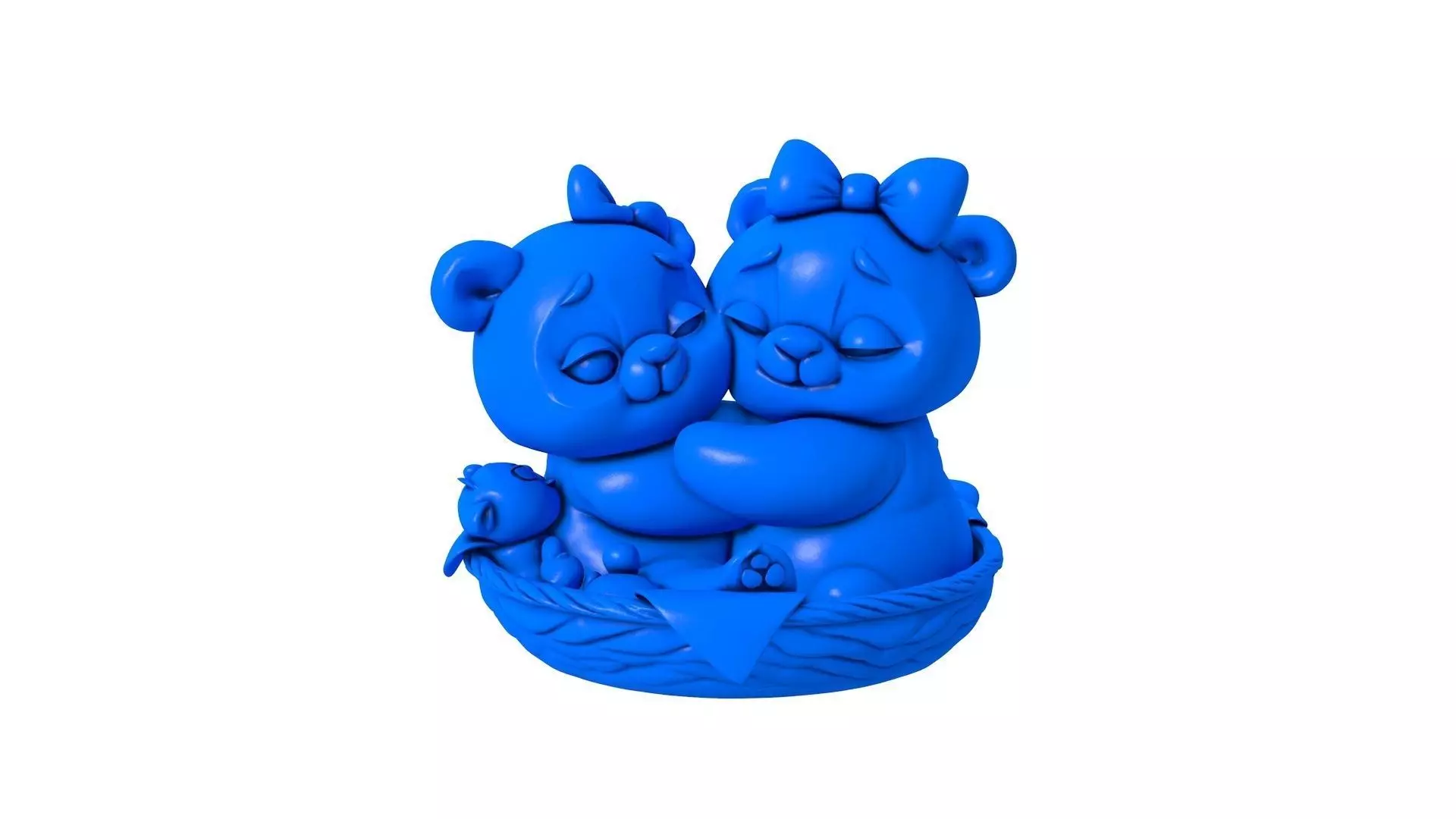 baby panda - valentine 3D print model