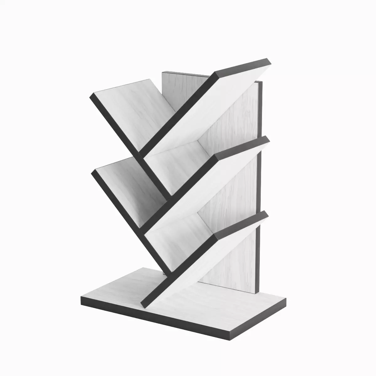 Small Bookshelf Pack B 3D Model Collection_9