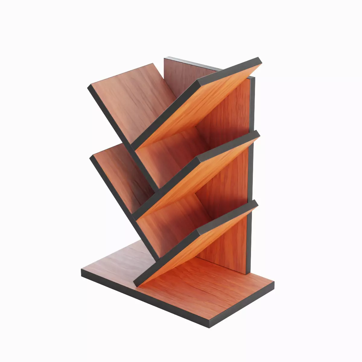 Small Bookshelf Pack B 3D Model Collection_18