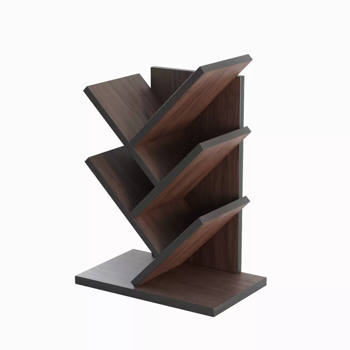 Small Bookshelf Pack B 3D Model Collection_3