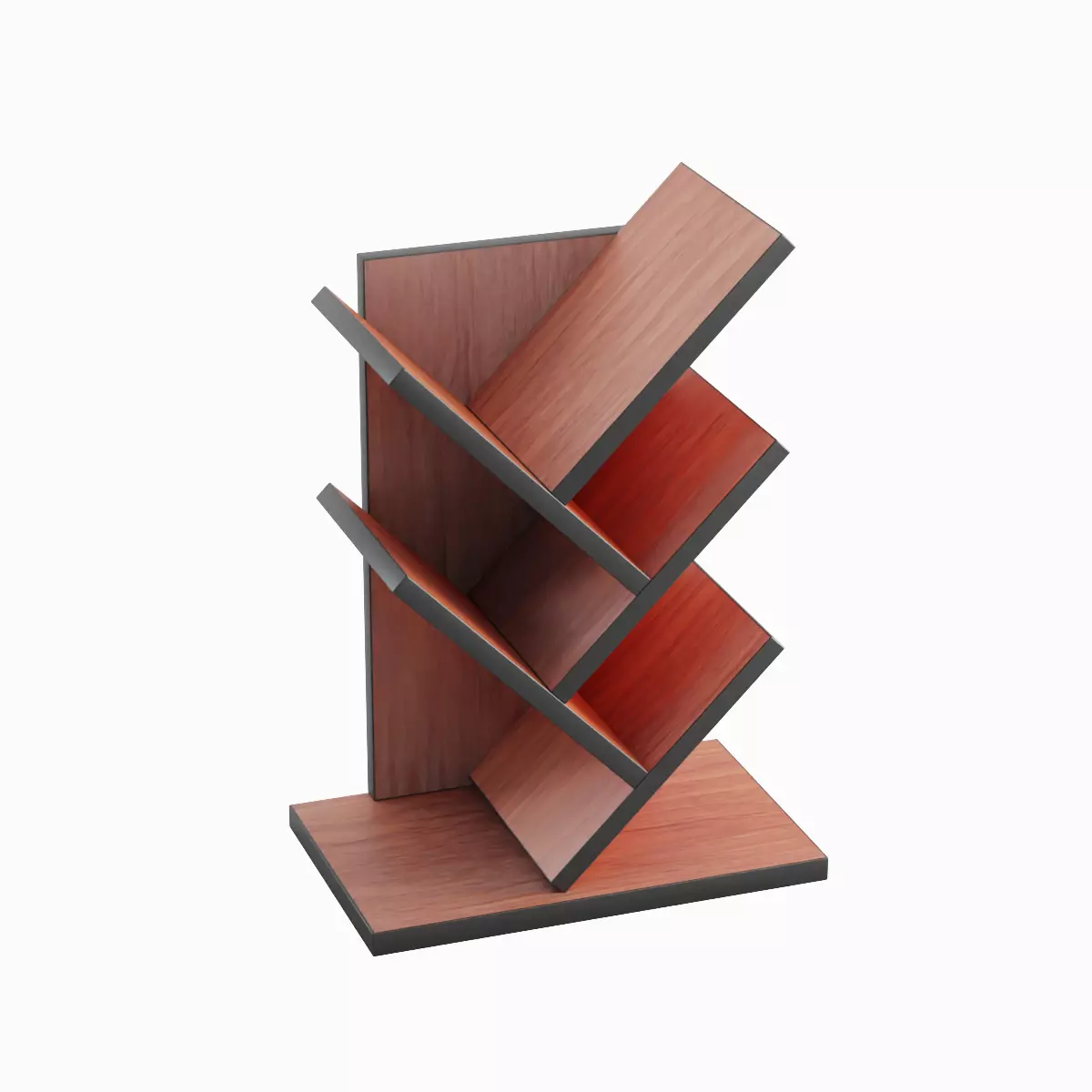 Small Bookshelf Pack B 3D Model Collection_16