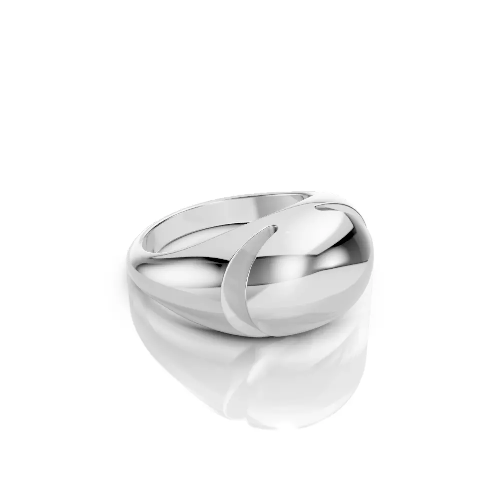 Bulgari Cabochon Ring 3D print model_4