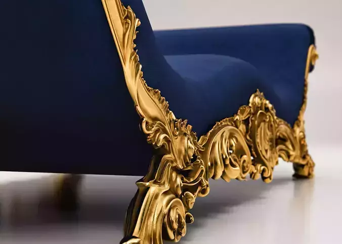 Belloni Bench 3D model 3