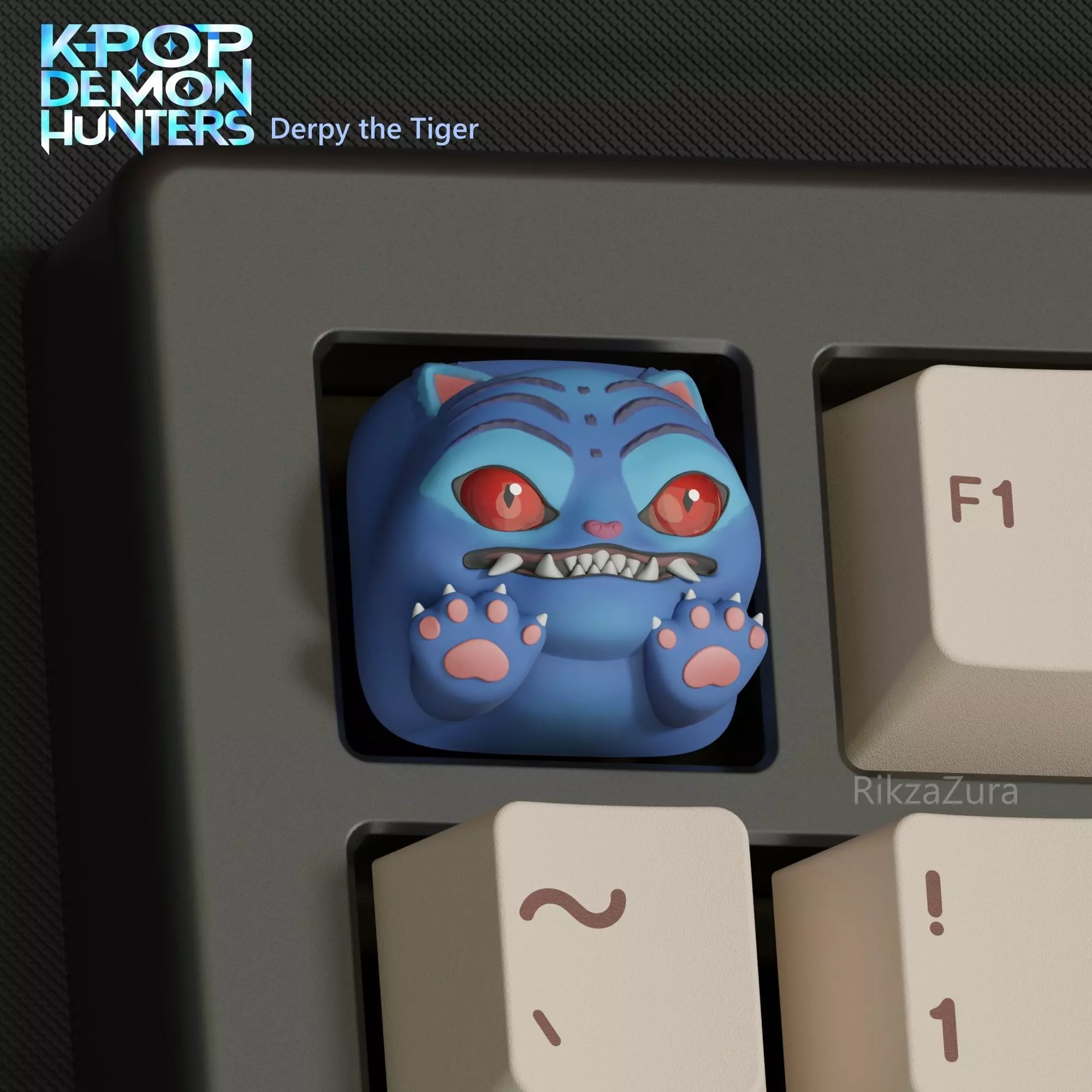 CUTE DERPY - KPOP DEMON HUNTERS ANIME KEYCAPS  3D print model_5