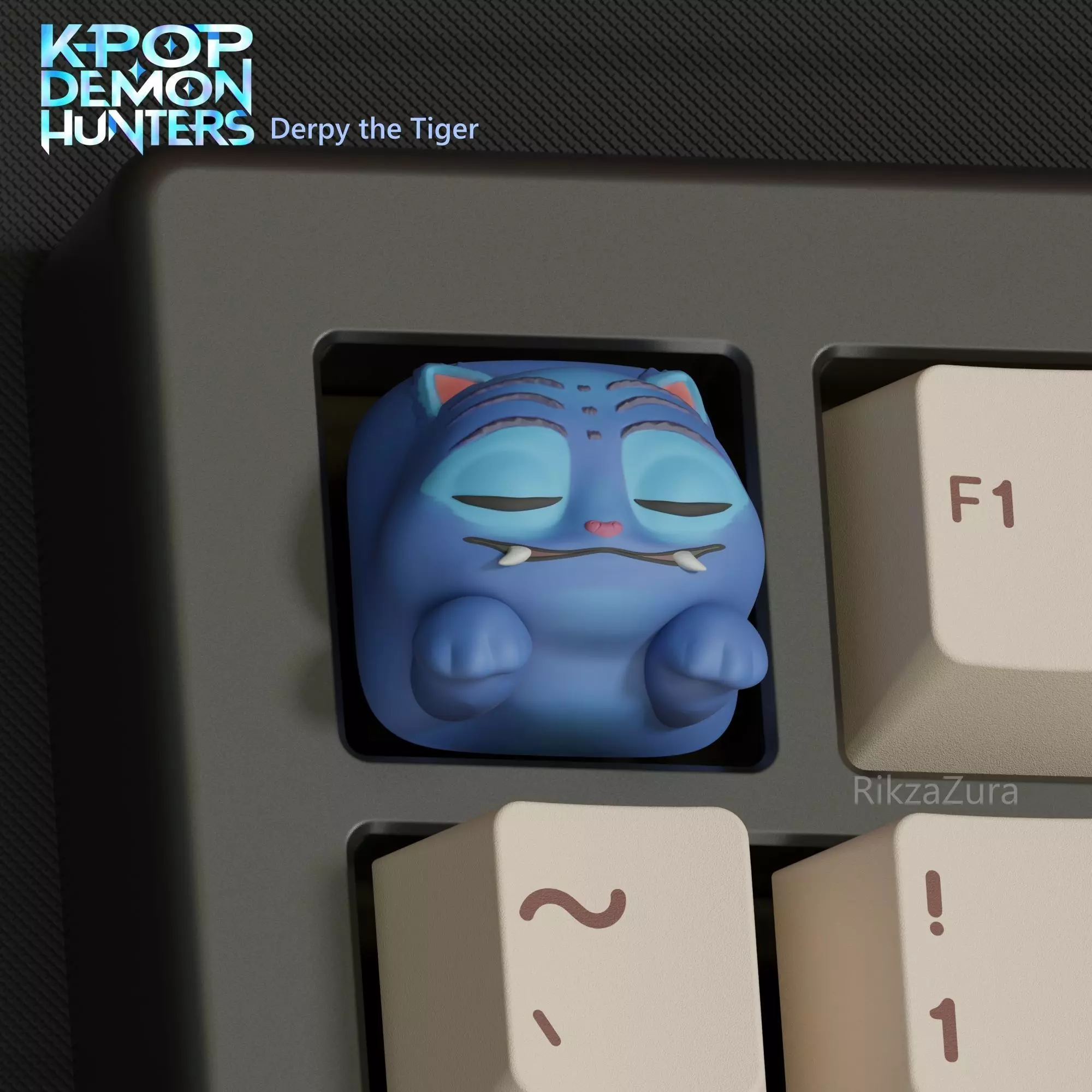 CUTE DERPY - KPOP DEMON HUNTERS ANIME KEYCAPS  3D print model_4