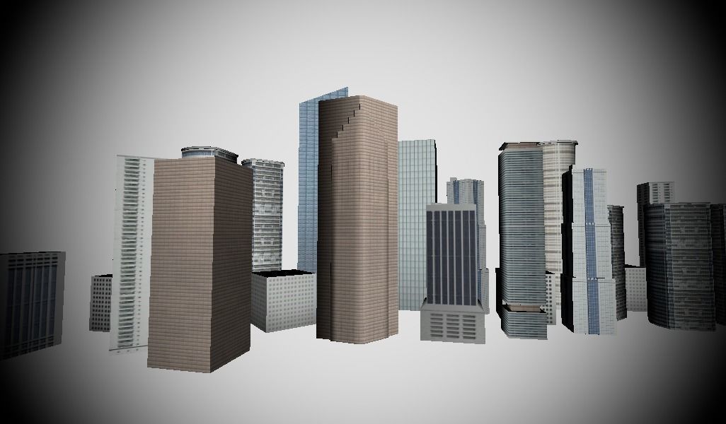 Skyline Miami DAY and NIGHT textures free VR / AR / low-poly 3D model ...