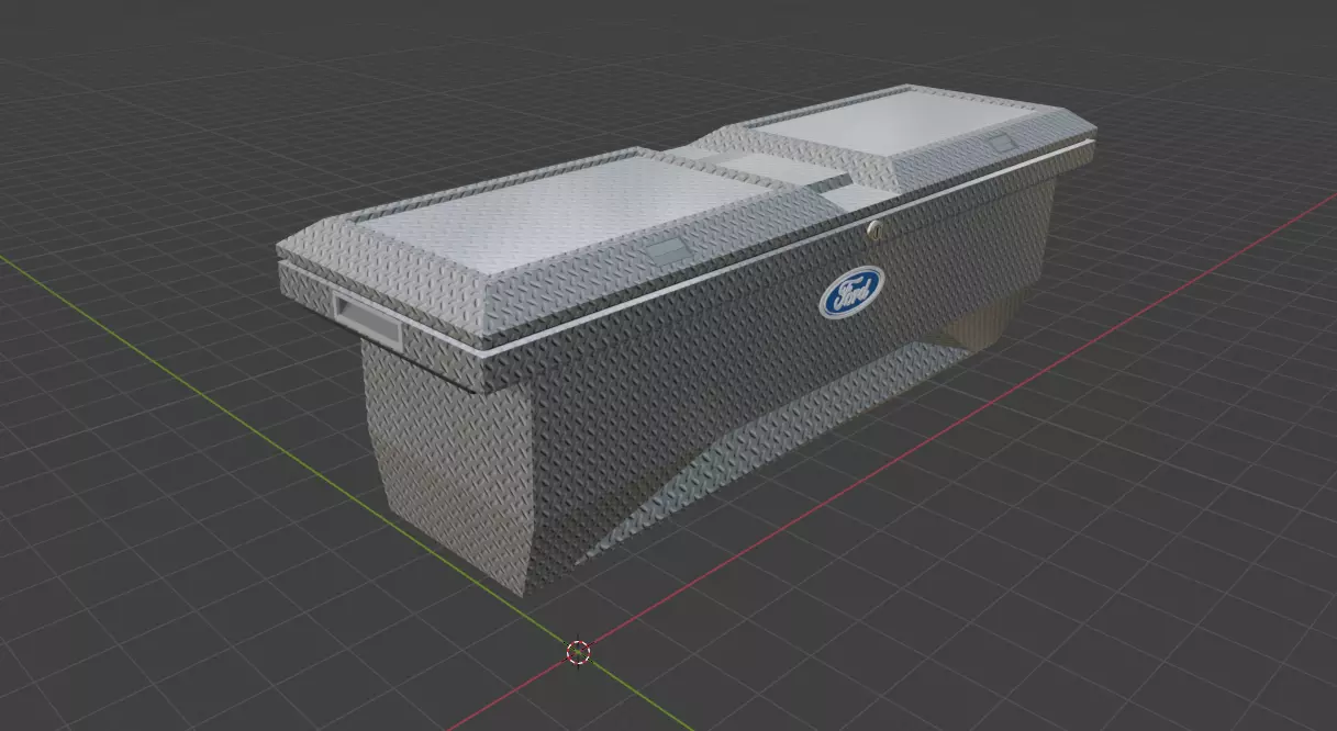 1978 F350 SuperCab with Bed Cap 3D model_66