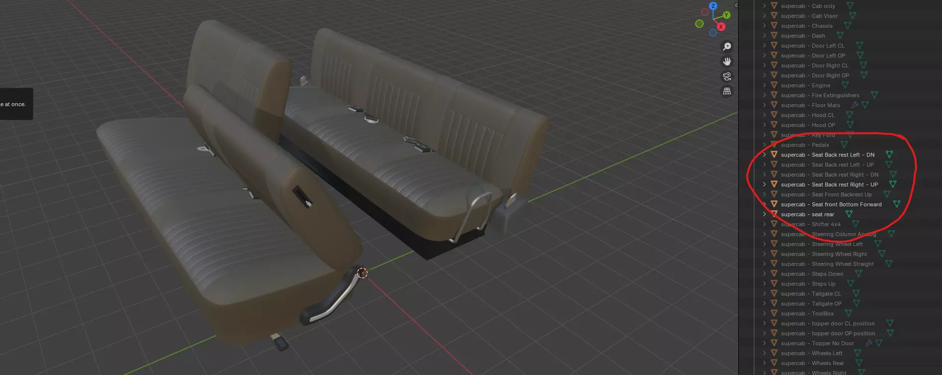 1978 F350 SuperCab with Bed Cap 3D model_62