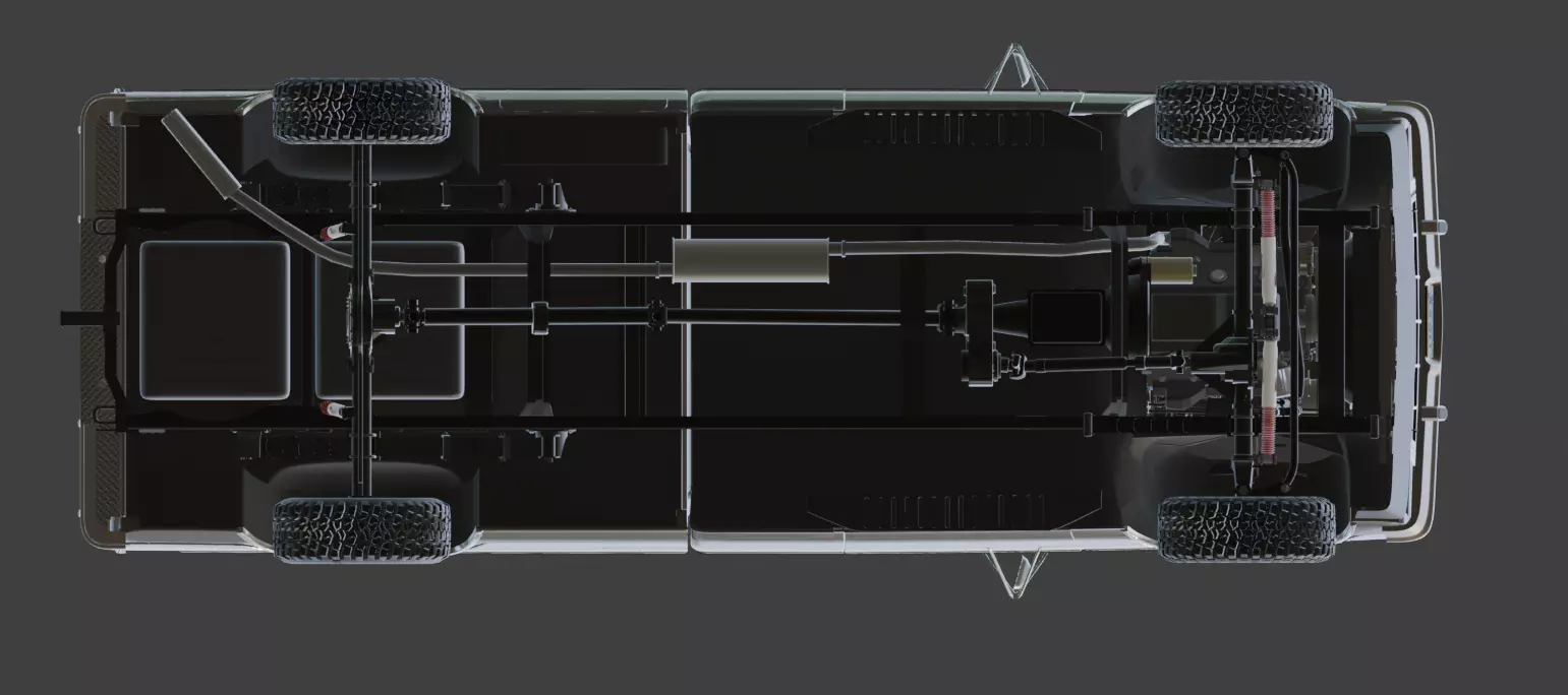 1978 F350 SuperCab with Bed Cap 3D model_58