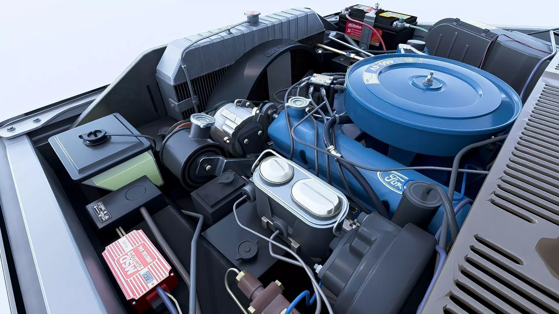 1978 F350 SuperCab with Bed Cap 3D model_27