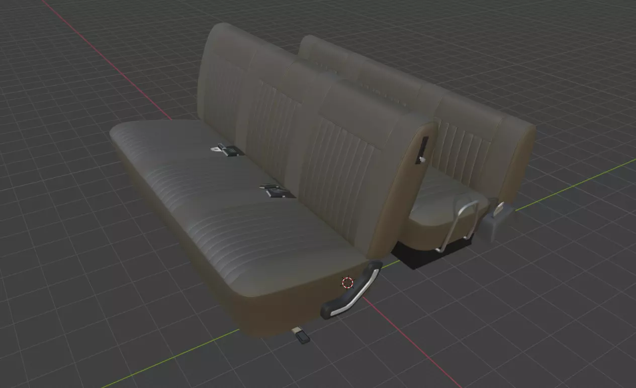 1978 F350 SuperCab with Bed Cap 3D model_61