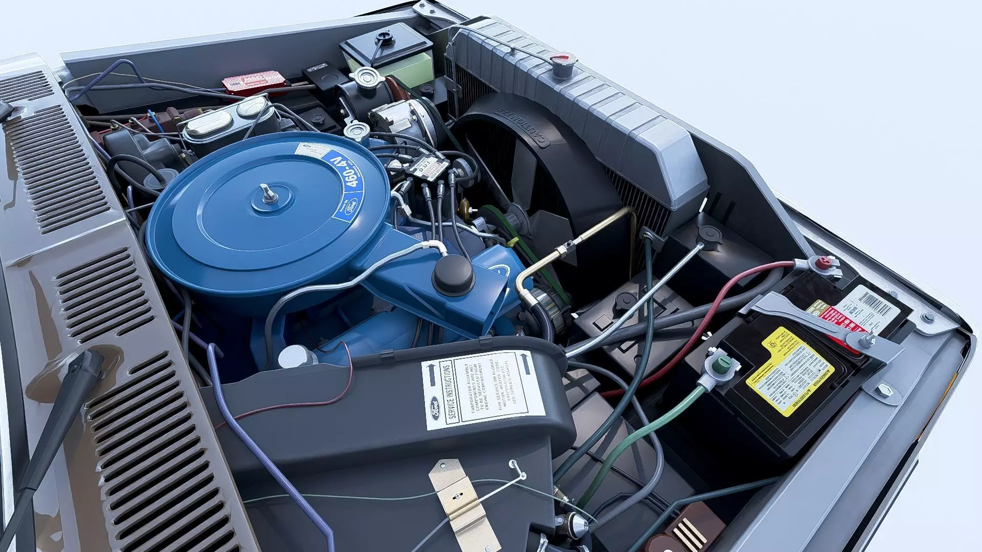 1978 F350 SuperCab with Bed Cap 3D model_30