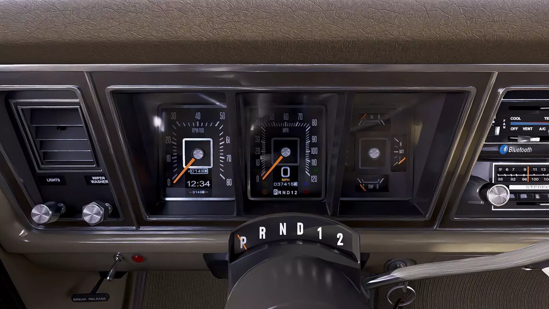 1978 F350 SuperCab with Bed Cap 3D model_20