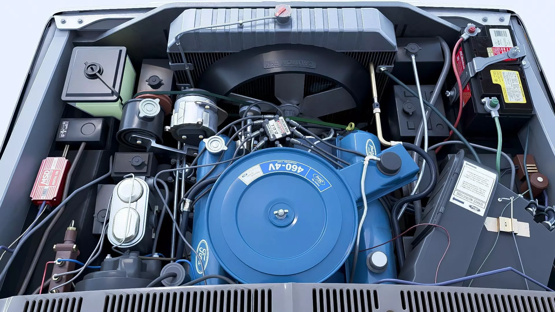 1978 F350 SuperCab with Bed Cap 3D model_28