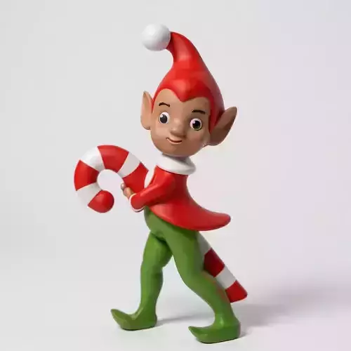 Christmas Elf 3D print model Christmas Elf 3D print model