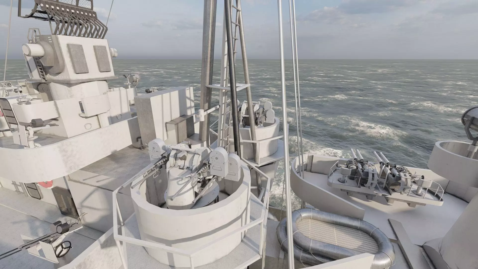 WW2 US NAVY HEAVY CRUISER   3D model_27