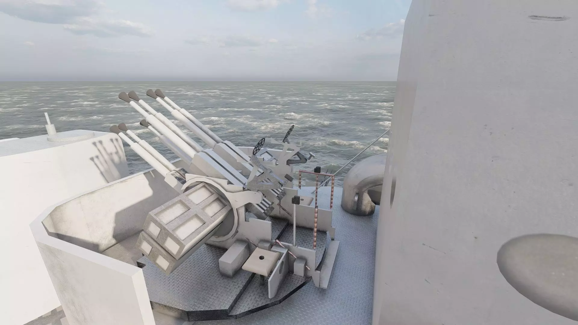 WW2 US NAVY HEAVY CRUISER   3D model_23