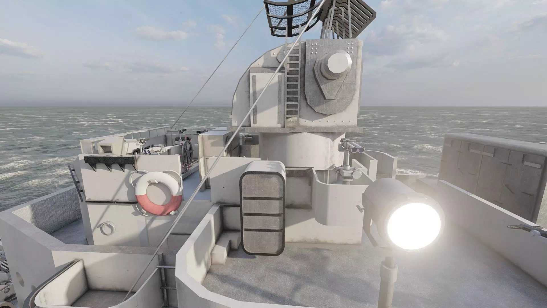 WW2 US NAVY HEAVY CRUISER   3D model_28